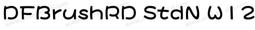 DFBrushRD StdN W12字体转换